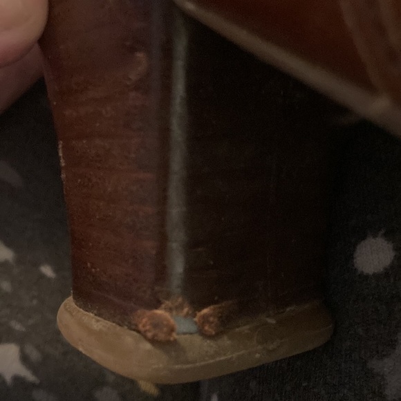 John Fluevog Argolo brown leather heeled boots, size 10.5 - Picture 15 of 15